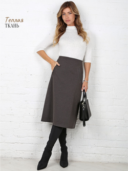 Юбка 2672707 серый
