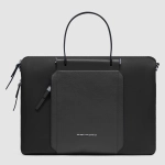 Портфель тонкий c расширением Piquadro Lyra/Nero