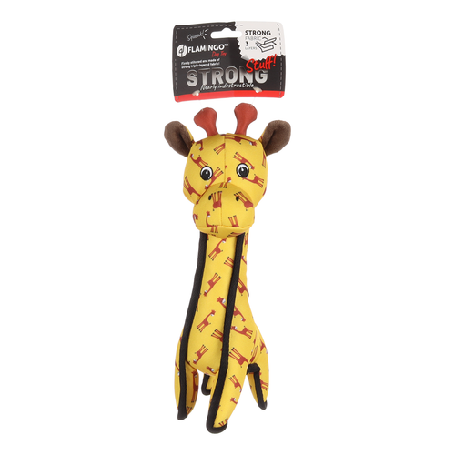 Игрушка повышенной прочности "Жираф" STRONG STUFF Flamingo