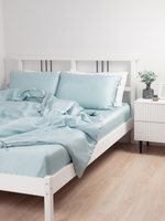 PLACIDITY Комплект постельного белья, сатин бирюзовый