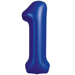 Цифры 102 см "Темно-синие металлик" слим (slim)