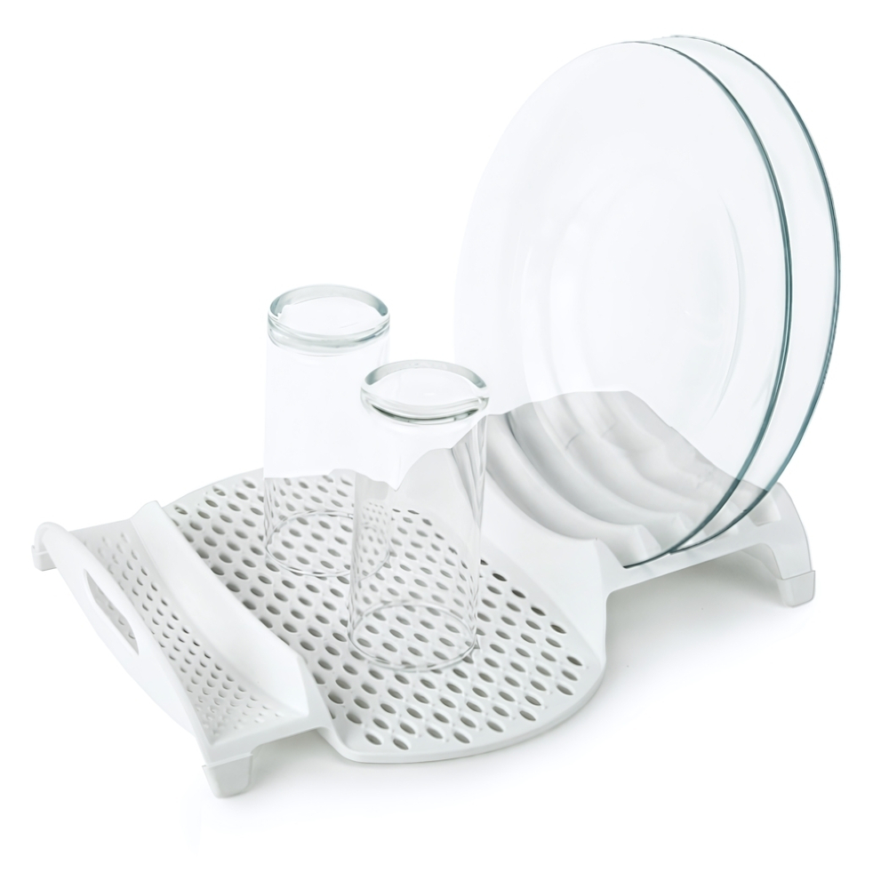 Сушилка настольная для посуды и столовых приборов VERONA цвет белый