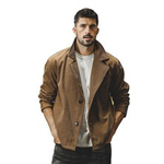 Повседневный пиджак из вельвета Jereno в американском стиле ретро