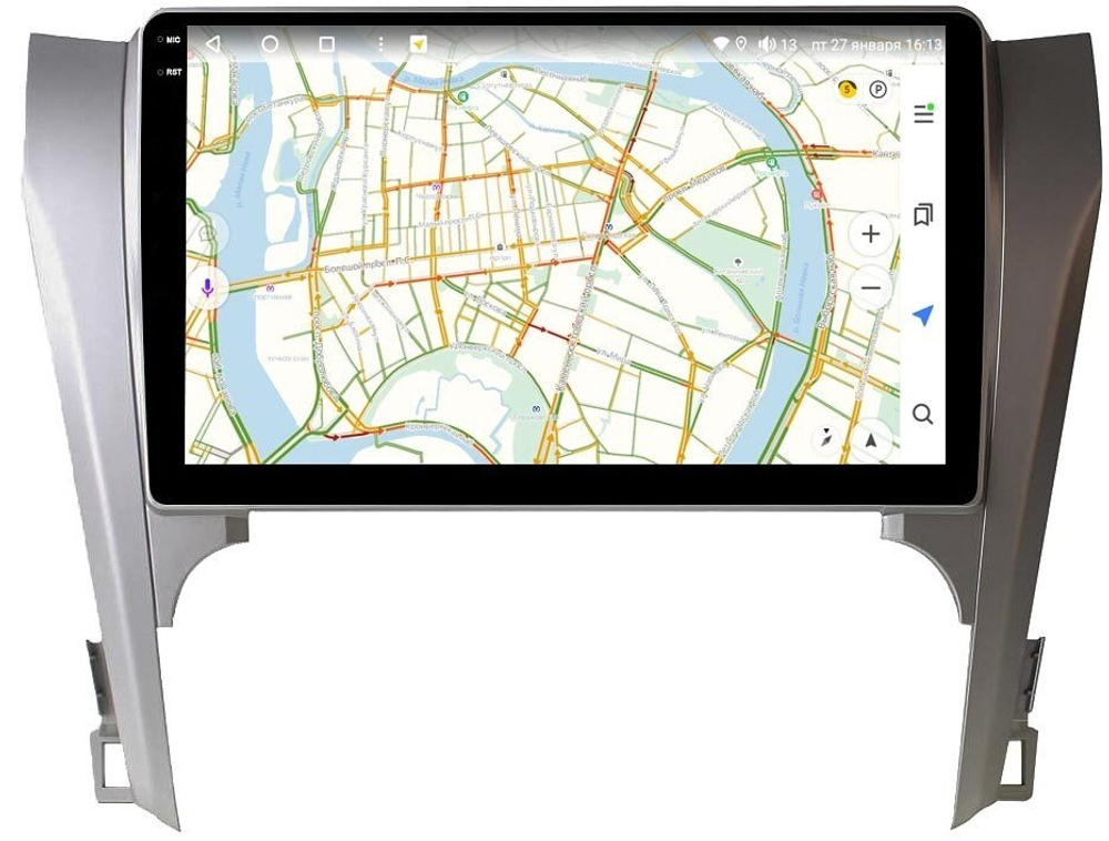 Магнитола для Toyota Camry V50 2011-2014 - Vaycar VA77-0131-2K на Android 13, 8-ядер, 2K QLED, ТОП процессор, CarPlay,4G SIM-слот