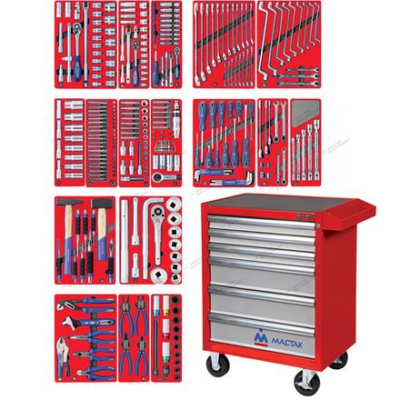 Инструментальные тележки с комплектом инструментов