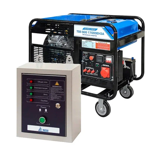 ТСС SGG 17000EH3A бензогенератор с блоком АВР ТСС АВР-С 18000/400 190075/190097