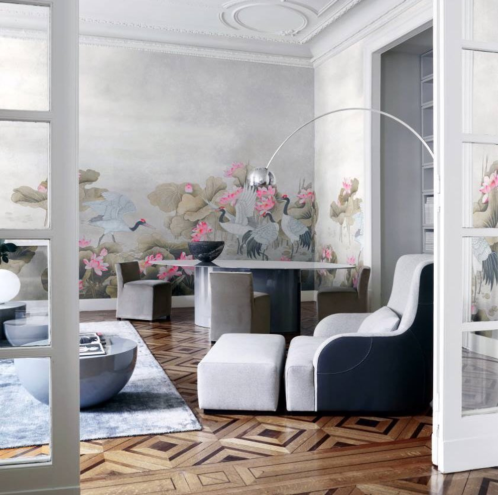 Дизайнерские обои-панно. Коллекция: Oriente. Арт.: СК-027-04. Размер: 260 х 370 см.