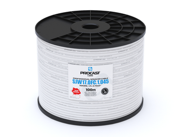 PROCAST cable SJW 17.OFC.1,045 - профессиональный инсталляционный круглый всепогодный спикерный кабель