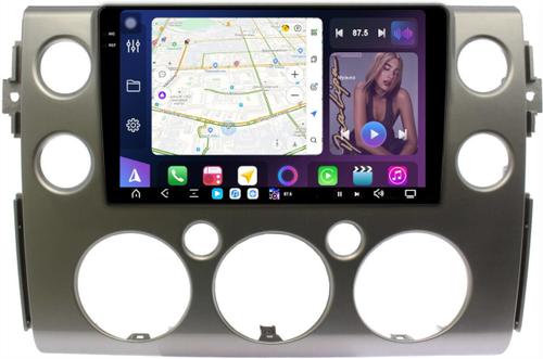 Магнитола для Toyota FJ Cruiser 2005-2022 (рамка серая) - FarCar S500-TS20 монитор 9.5" 2K QLED на Android 14, Быстрейшая, CarPlay, 4G SIM-слот