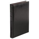 Ежедневник недатированный А5 138х213 мм BRAUBERG "Black Jack" под кожу, 160 л., черный, 123844