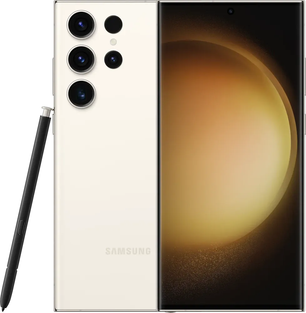 Смартфон Samsung Galaxy S23 Ultra 12/256 ГБ, Dual nano SIM, кремовый