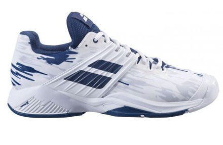 Мужские кроссовки теннисные Babolat Propulse Fury All Court Men - белый, небесный