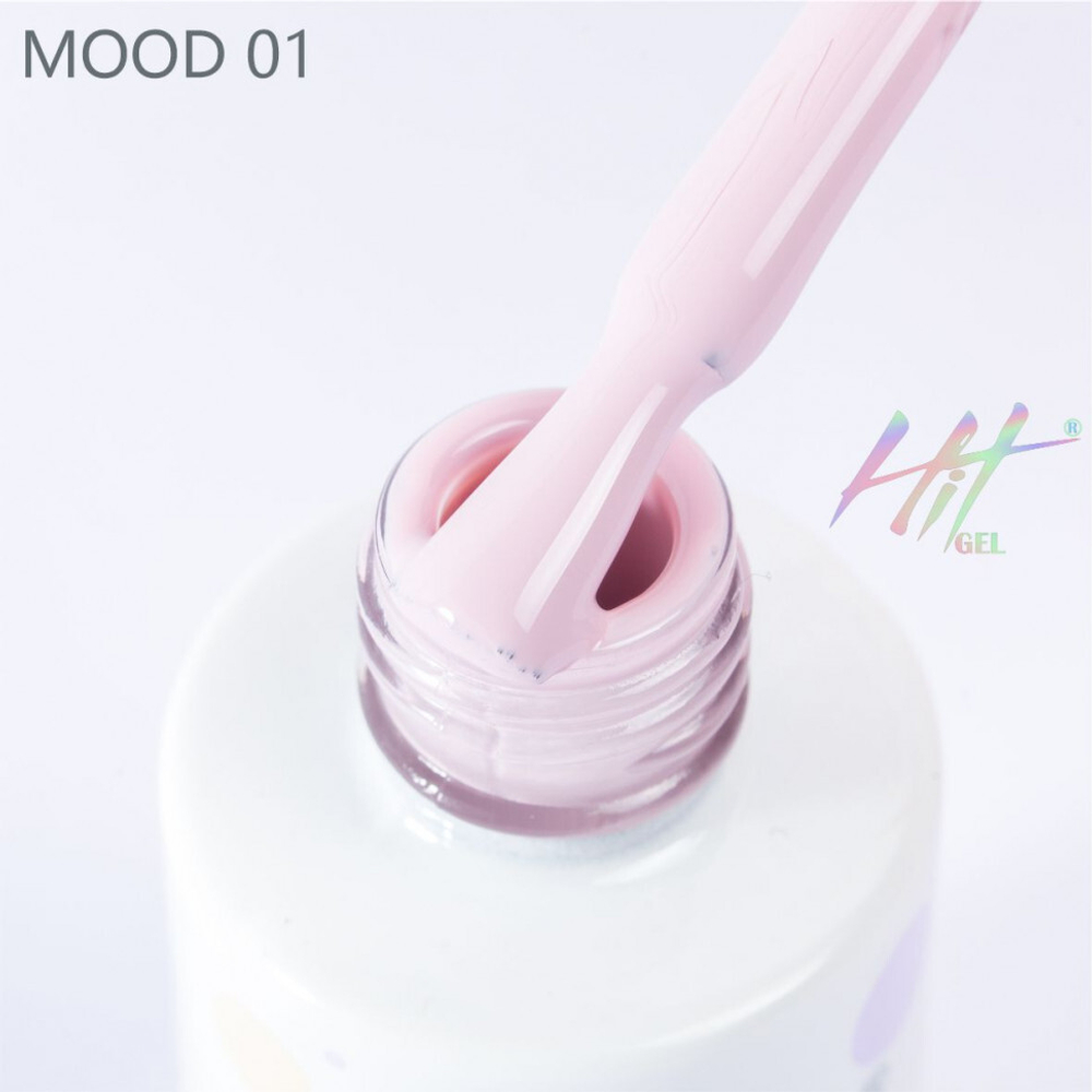 Гель-лак ТМ "HIT gel" №01 Mood, 9 мл