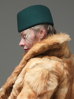 Пилотка /фетр /изкмруд