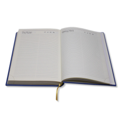 Ежедневник Lediberg Nebraska кремовый блок Белый