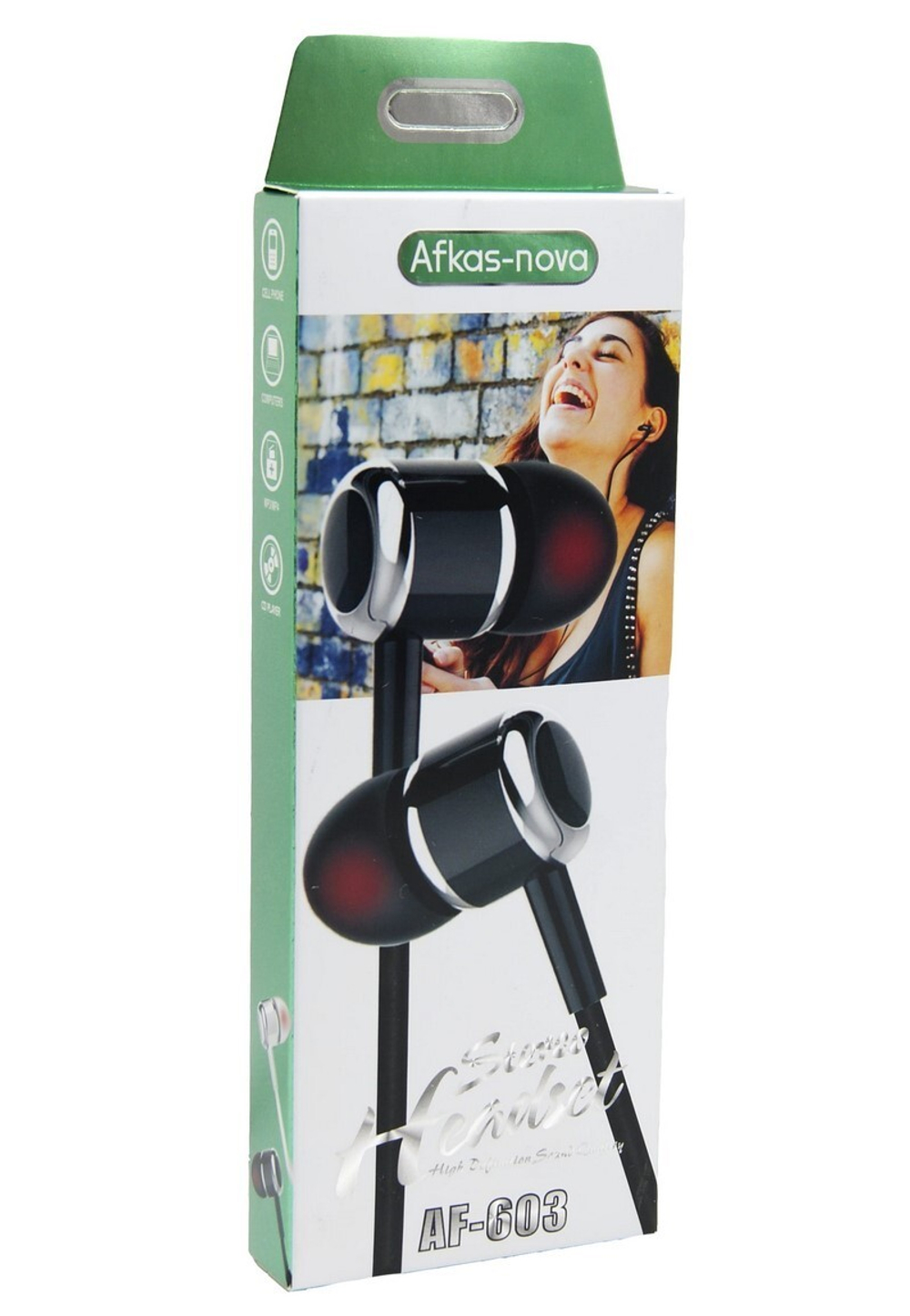 Наушники с микрофоном Afkas-nova AF603 (в ассортименте)