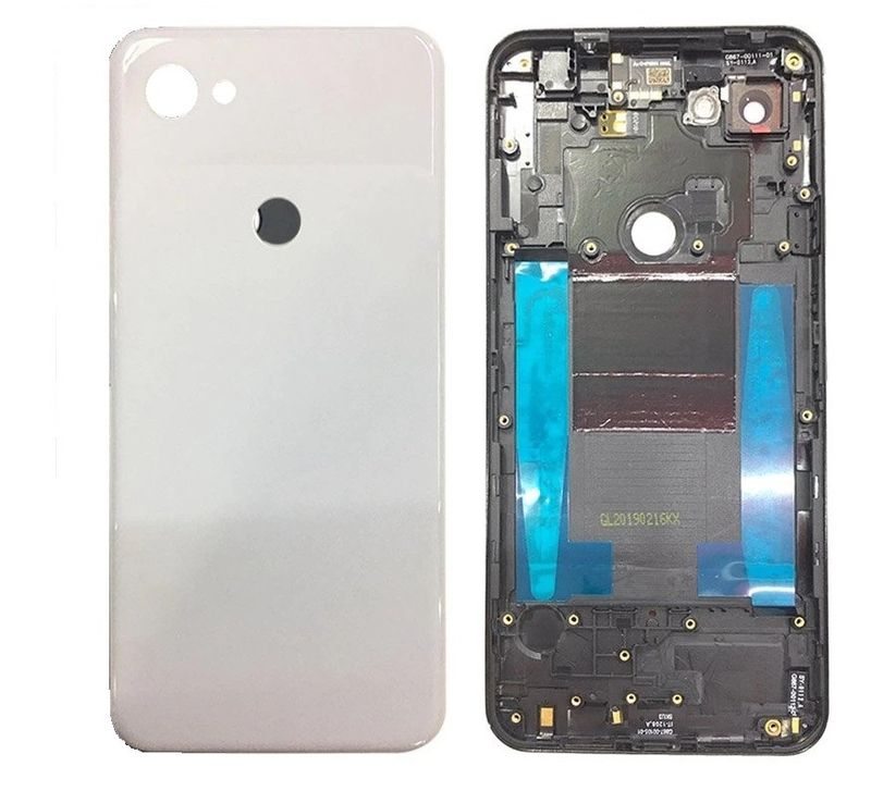 Задняя крышка для Google Pixel 3A XL бело-фиолетовая (Purple-ish)