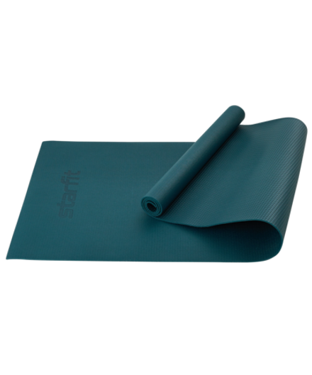 Коврик для йоги и фитнеса высокой плотности FM-103, PVC HD, 183x61x0,4 см, холодный океан