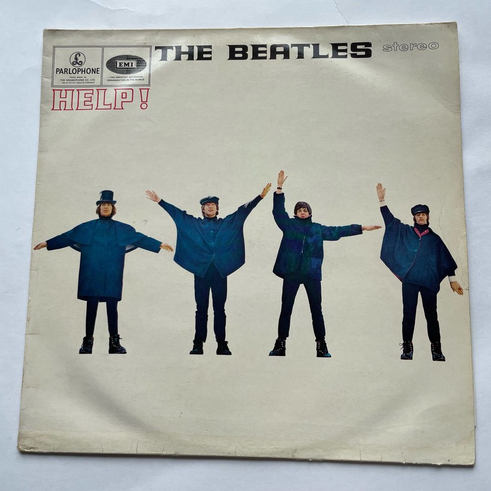 Винтажная виниловая пластинка LP The Beatles Help (Англия 1980)
