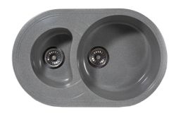 Мойка каменная S-22 глянец (Sim Gran), Темно-серый