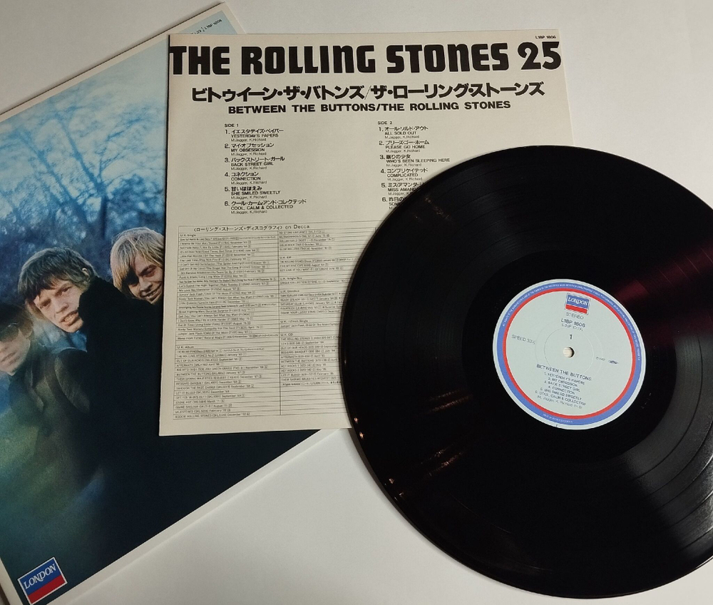 Винтажная виниловая пластинка LP The Rolling Stones Between The Buttons (Japan 1988) (No Obi) She Smiled Sweetly