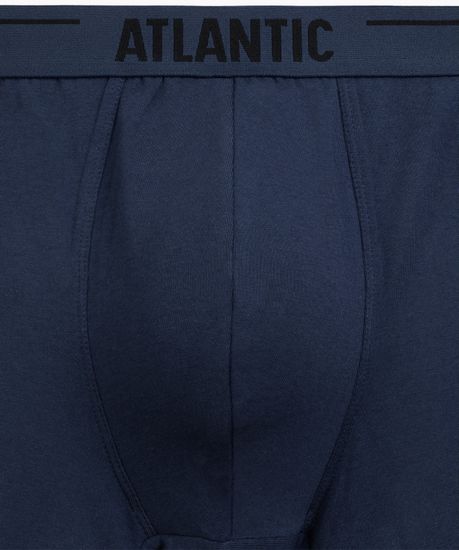 Трусы мужские боксеры (3шт) Atlantic 3MH-011, хлопок, светлый деним + индиго + темно-зеленый