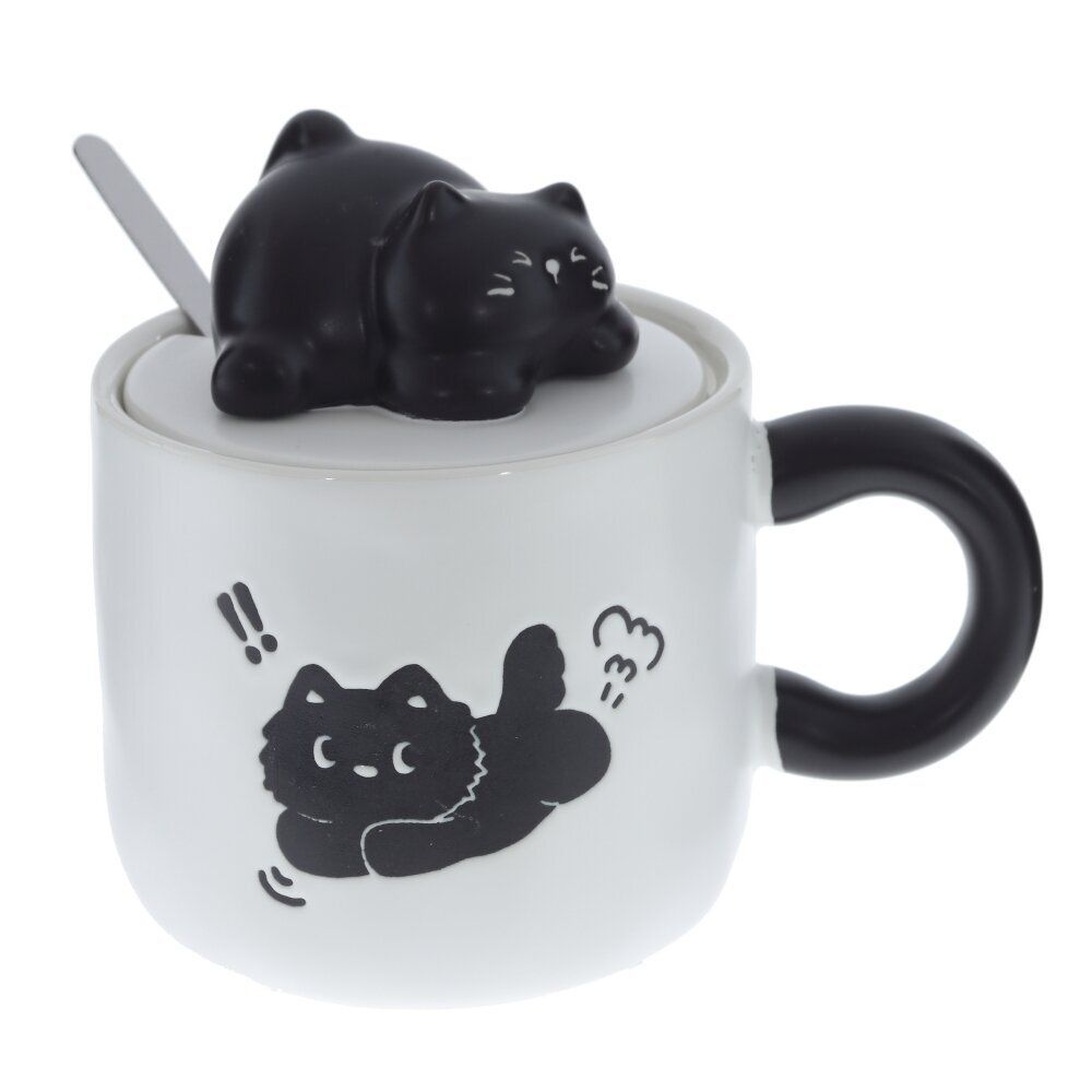 GAEM Кружка с крышкой, 360 мл, L14 W10 H12 см, 4в.