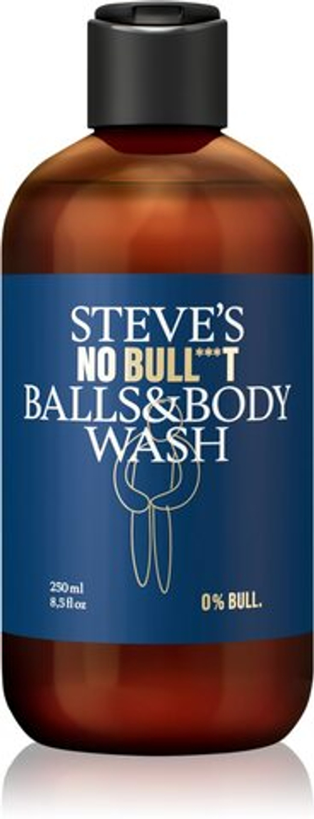 Steve's Balls & Body Wash - гель для душа для мужчин для интимных зон /  Balls & Body Wash 250  ml  / GTIN 8594191206331