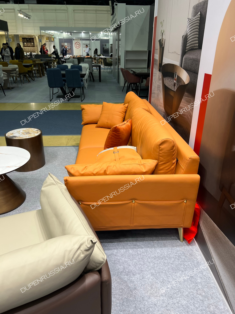 Диван CALIFORNIA NAPPA SF002 (2-х местный) коричневый 6606