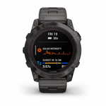 Смарт часы Garmin Fenix 7X Pro Sapphire Solar Edition Титановый угольно-серый корпус с DLC-покрытием и титановым браслетом
