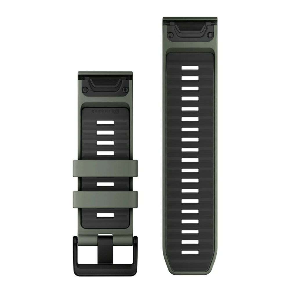 Ремешок Garmin fenix 8 QuickFit 26 мм Willow/Graphite силиконовый 010-13393-04