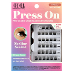 Ardell, Press On, предварительно приклеенные нижние ресницы, мягкий объем без слоя, 30 предварительно приклеенных кластеров и аппликатор
