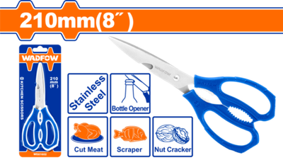 Ножницы кухонные 210 мм (25/100) WADFOW WSX1602