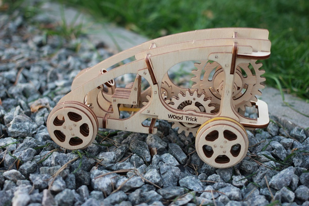 Механический 3D-пазл из дерева Wood Trick Багги