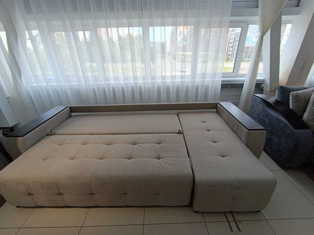 Диван "Соня-40" длинномер с оттоманкой в ассортименте