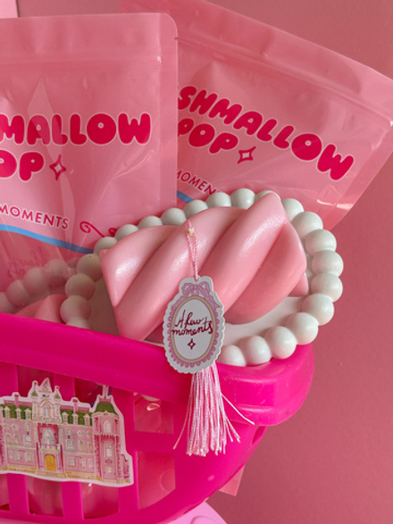 Гелевая ароматическая свеча с подставкой Marshmallow Pop