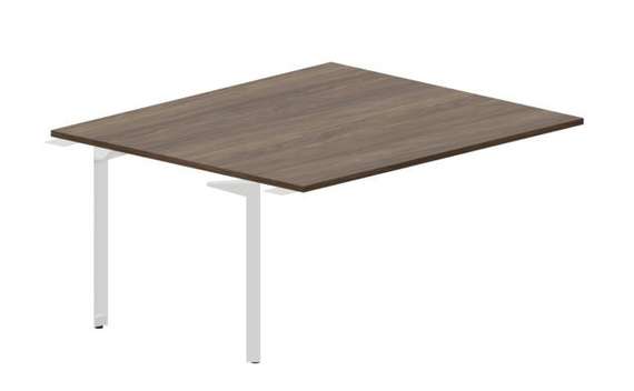 Составной стол на 2 рабочих места 158х136,6х75см (без отверстий) - приставной элемент