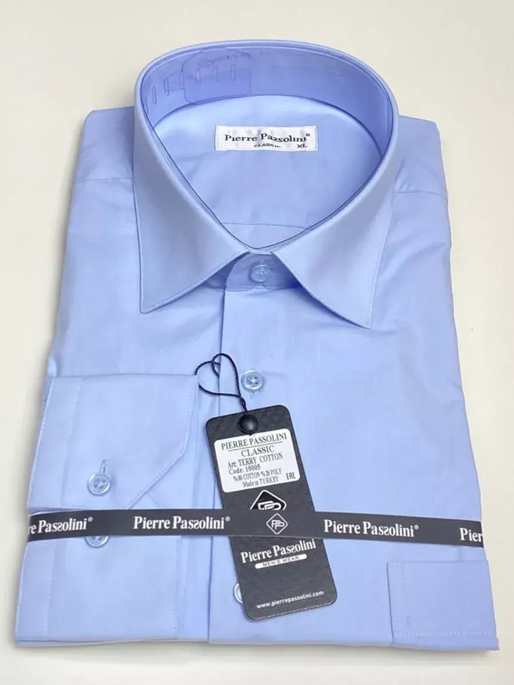 Рубашка классическая с длинным рукавом