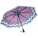 Зонт женский полуавтомат «Кланти», микс 6 цветов, 8 спиц, d-100см, длина в слож. виде 30см