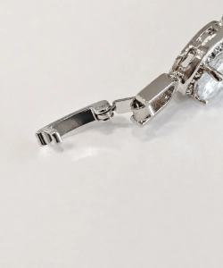 Браслет «Хрустальная линия» Silver