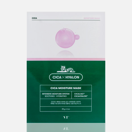 Успокаивающая тканевая маска для увлажнения кожи VT Cosmetics Cica Hyalon Cica Moisture Mask