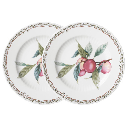 НАБОР ТАРЕЛОК ЗАКУСОЧНЫХ LEFARD "FRUIT GARDEN" 2 ШТ. 20,5 СМ (КОР=24НАБ.)