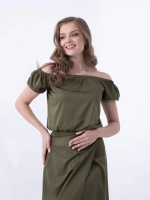 Костюм летний с юбкой на запах