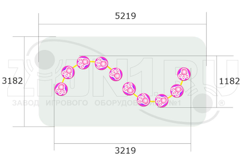 Бум детский «Следы»