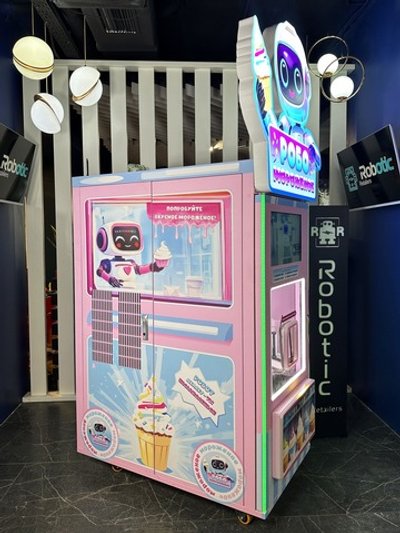 Вендинговый автомат мороженого «Робо мороженое»