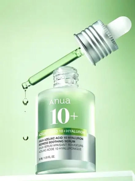 Anua Успокаивающая сыворотка с 10% азелаиновой кислоты Azelaic Acid 10 Hyaluron Soothing Serum 30 мл