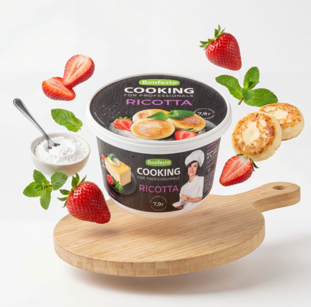 Сыр Рикотта CooKING 50% 500г, Беларусь