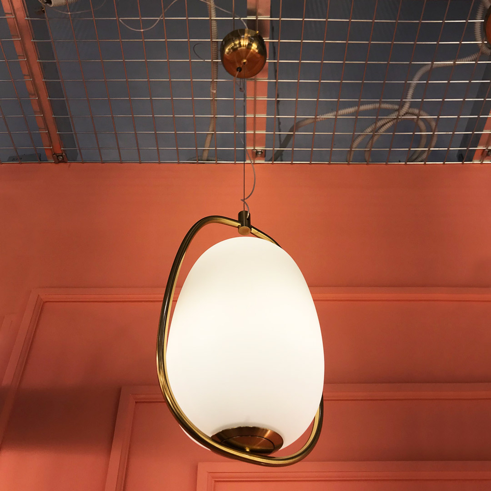 Подвесной светильник Cloyd MONADA-A P1 / выс. 30 см - латунь (арт.10517)