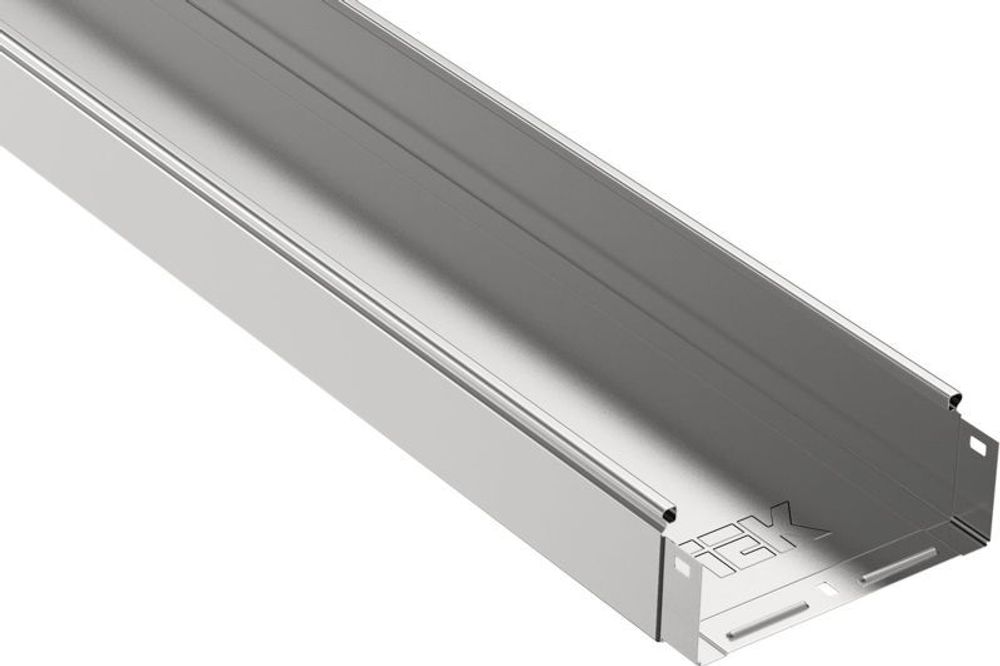 Лоток листовой неперфорир. 200х80 L3000 сталь 1мм IEK CLN10-080-200-100-3