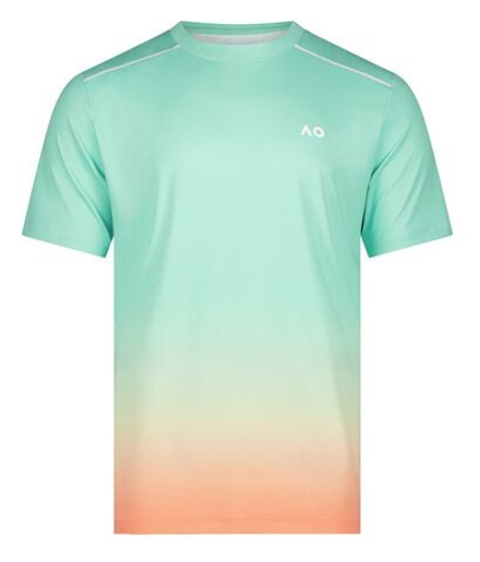 Мужская теннисная футболка Australian Open Performance Tee - calypso ombre